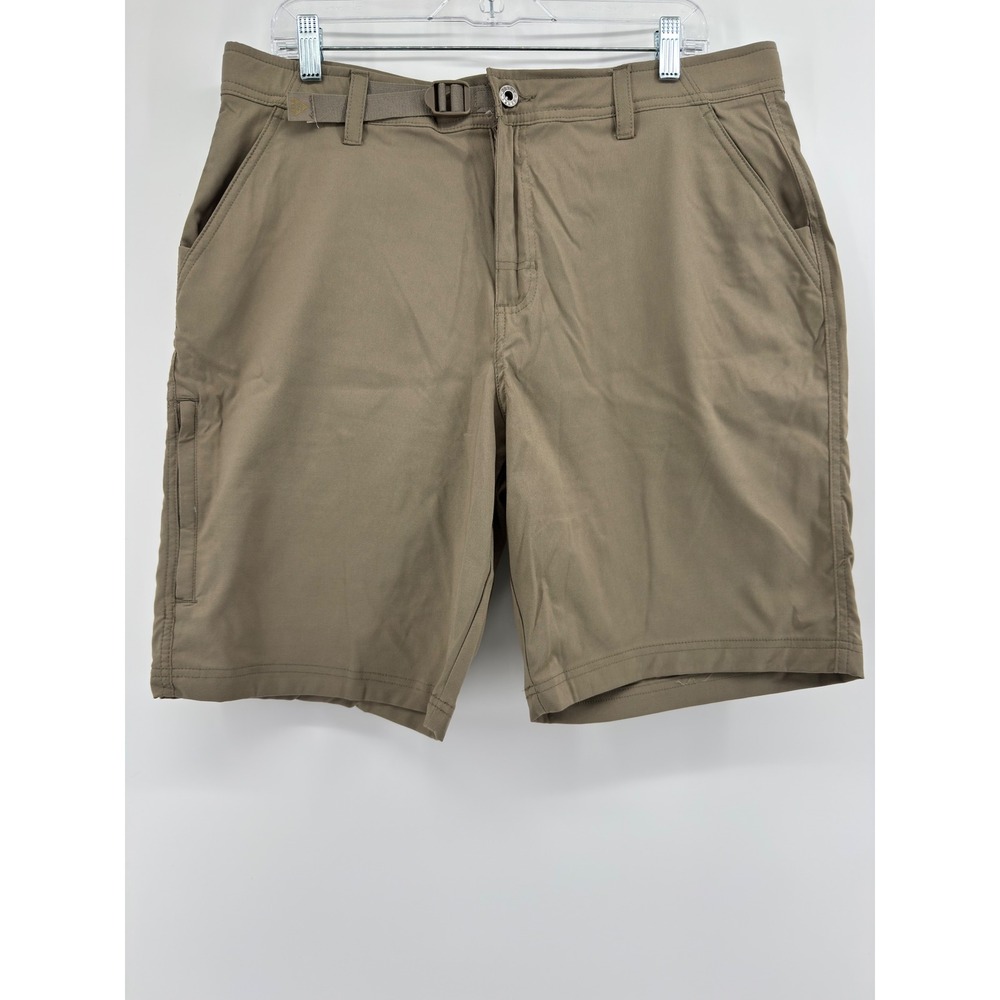Gerry Mens Hiking Shorts Tan Khaki Cargo Size 34